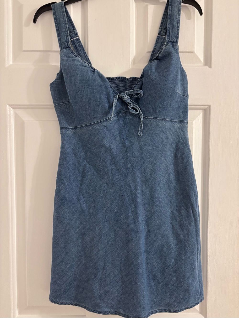 Abercrombie & Fitch Denim Mini Dress in Blue - Picture 4 of 4